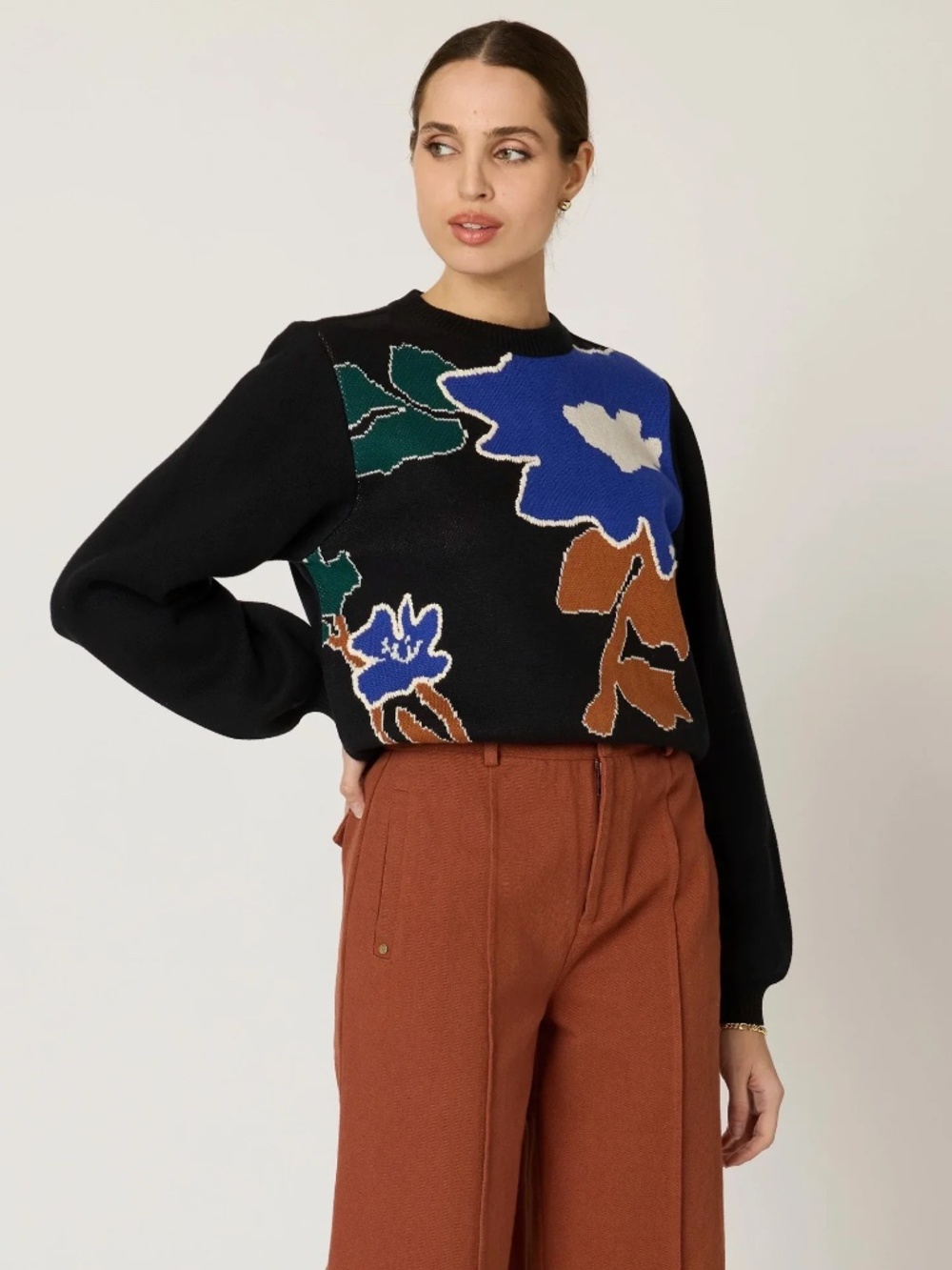 NWT CLEOBELLA - EMORY SWEATER / MARIPOSA BLACK